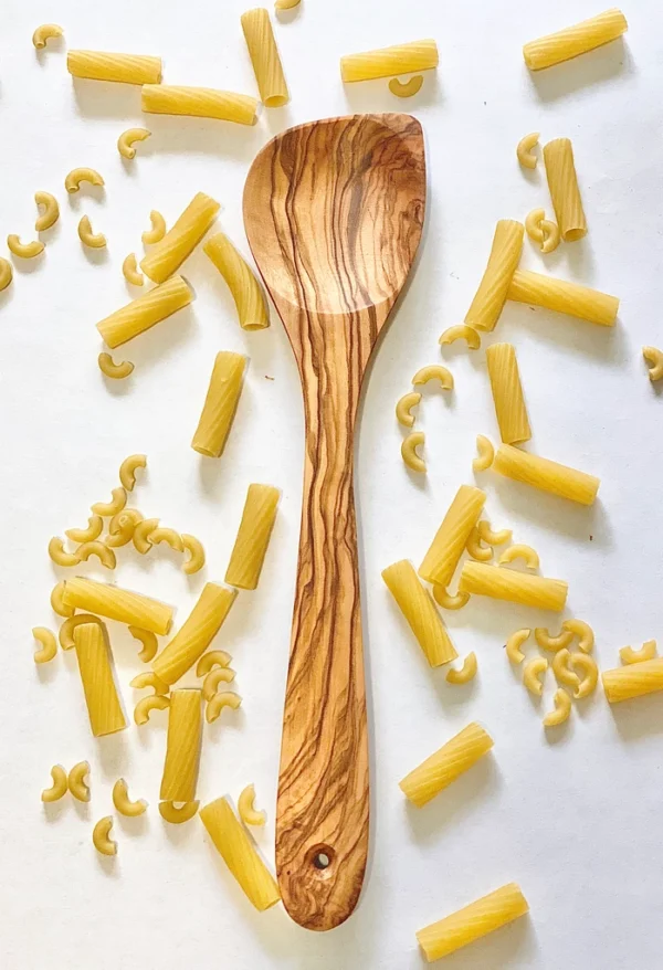 Olive Wood Cooking Spoon - Image 2